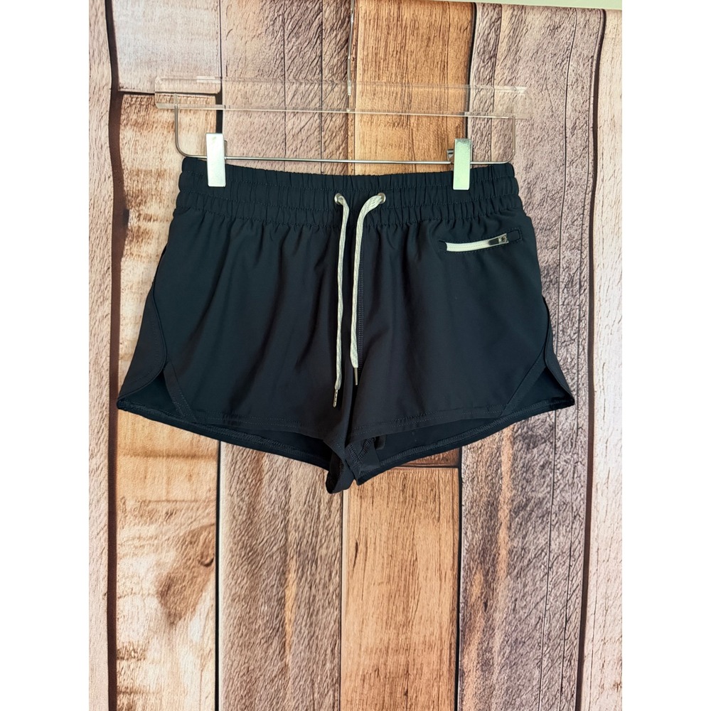 Vuori Clementine Running Shorts Black 2.5" Inseam Athletic Run Sports Size Small